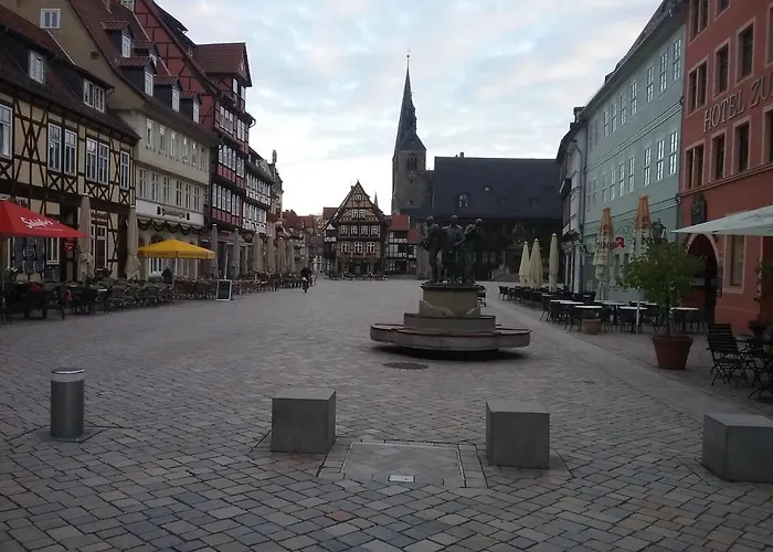 公寓 Usis_ferienwohnung Im Harz 奎德林堡